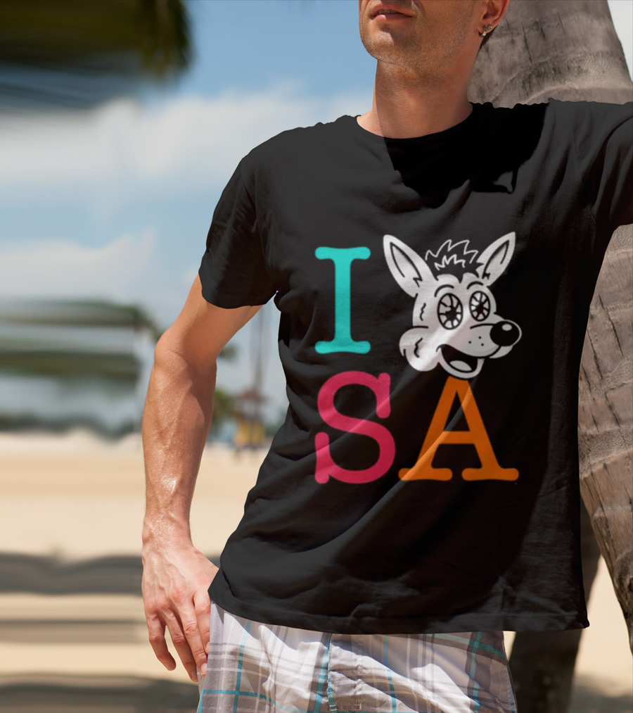 I Love SA Coyote Spurs Basketball T-Shirt