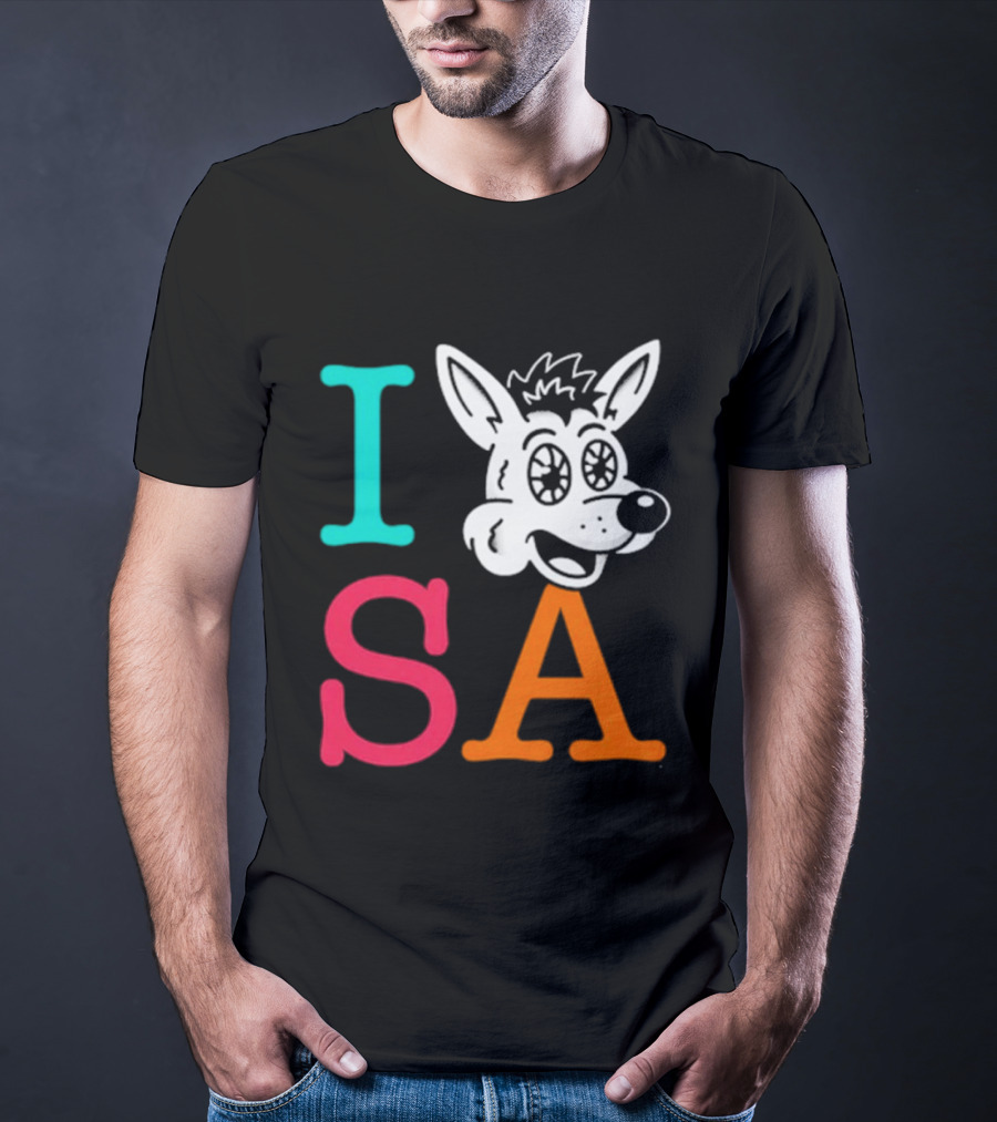I Love SA Coyote Spurs Basketball T-Shirt