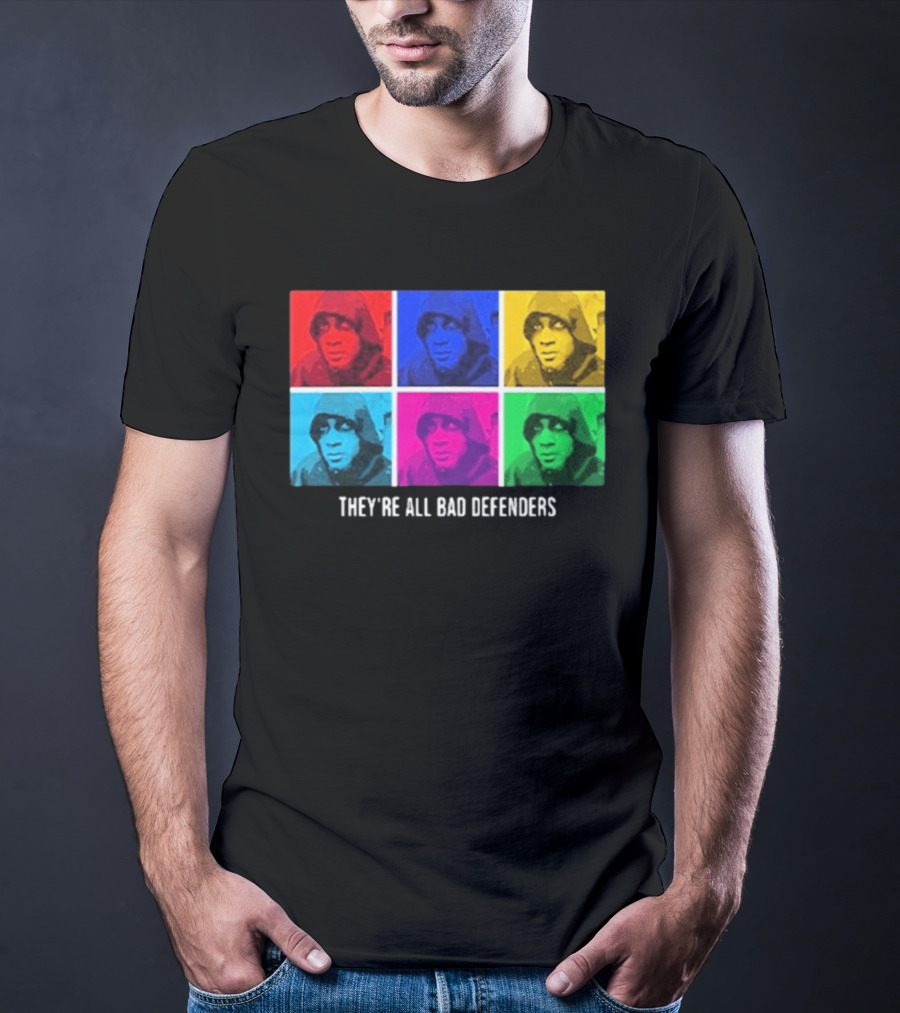 Jaden McDaniels Pop Art Style They're All Bad Defenders T-Shirt