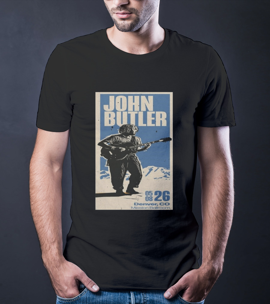 John Butler May 8 2026 Denver CO Mission Ballroom T-Shirt
