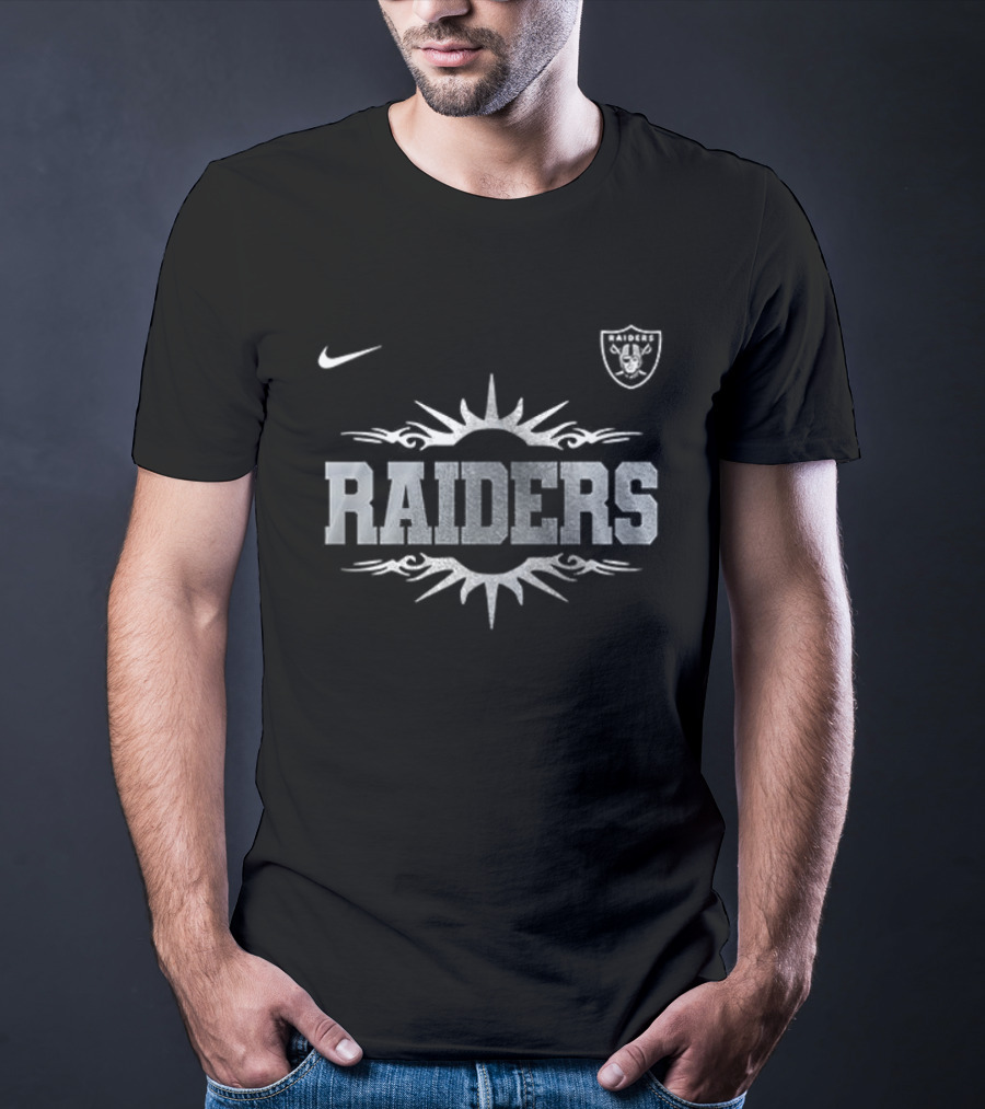 Las Vegas Raiders Nike Logo I Stand With Jason Aldean T-Shirt