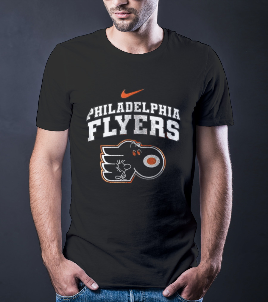 Philadelphia Flyers X Peanuts Snoopy Collaboration Believe Nike T-Shirt