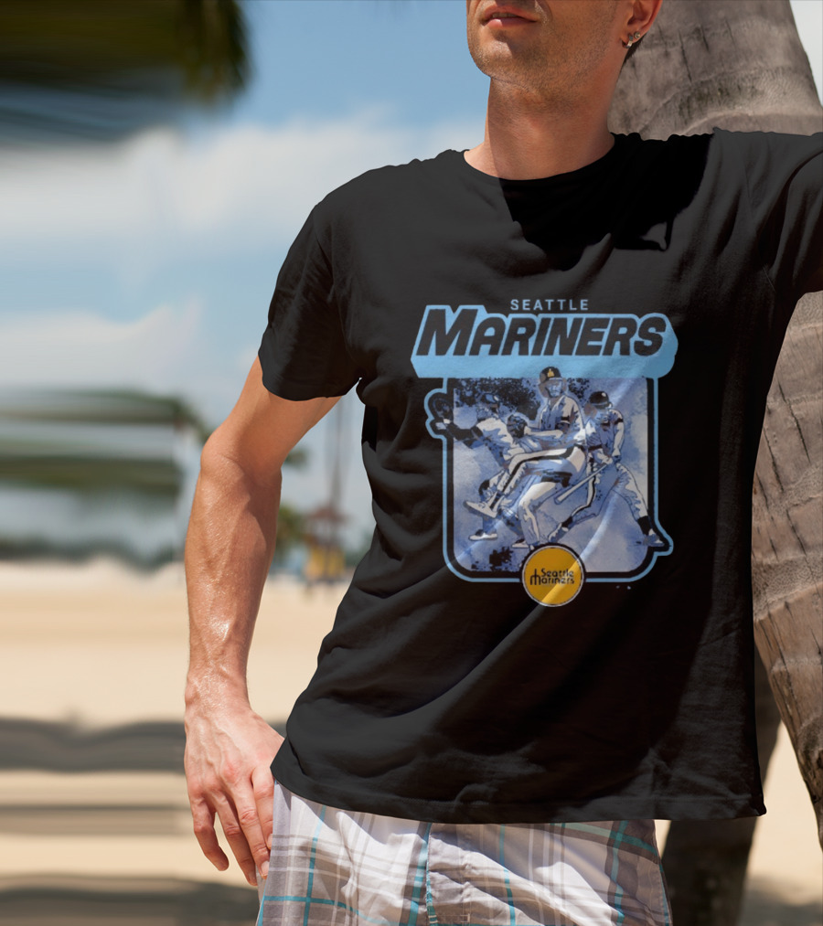 Seattle Mariners Retro Cooperstown Collection Baseball Team Players T-Shirt