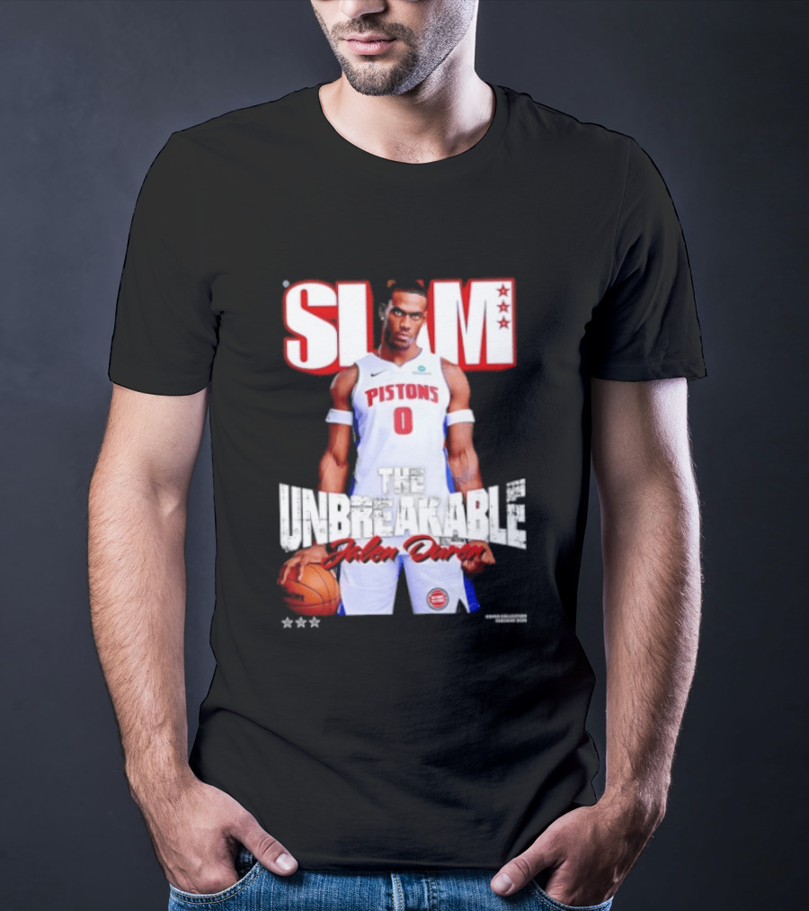 SLAM Jalen Duren Unbreakable Detroit Pistons 260 T-Shirt
