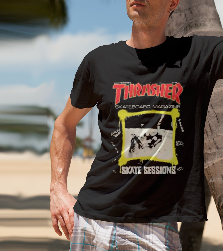 Thrasher Skateboard Magazine December 1983 Skate Sessions T-Shirt