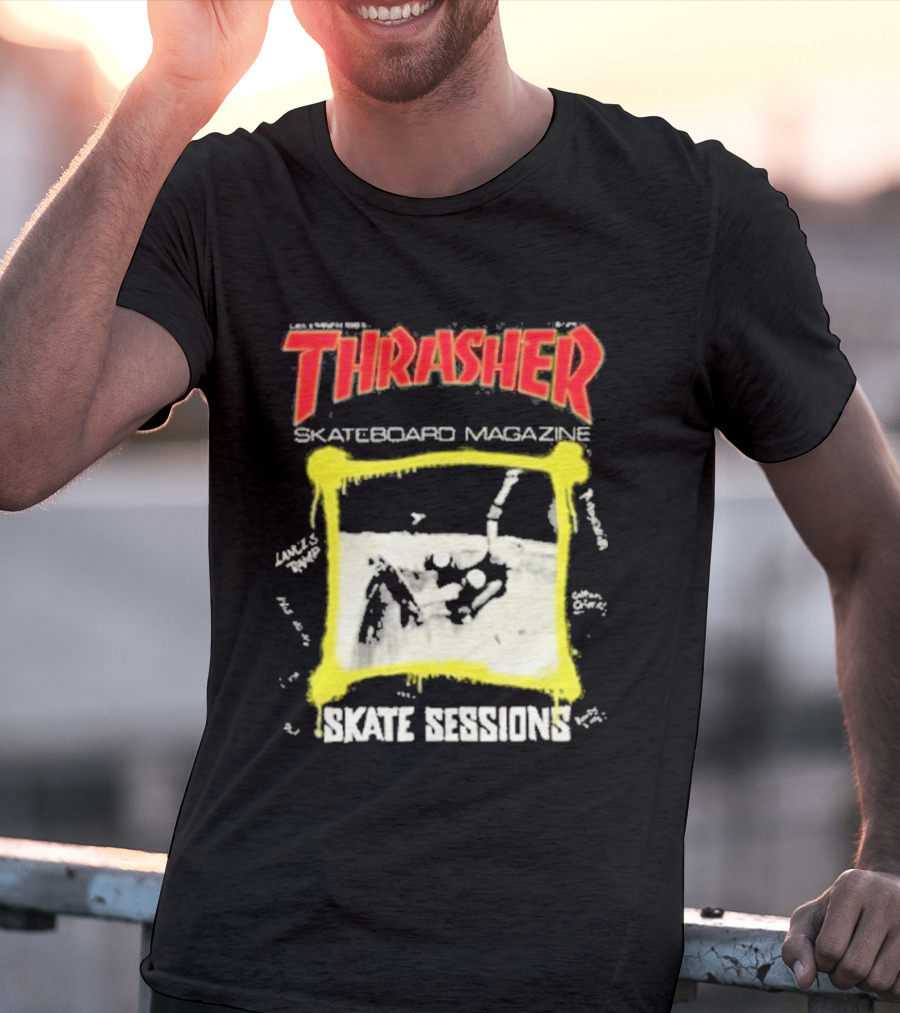 Thrasher Skateboard Magazine December 1983 Skate Sessions T-Shirt