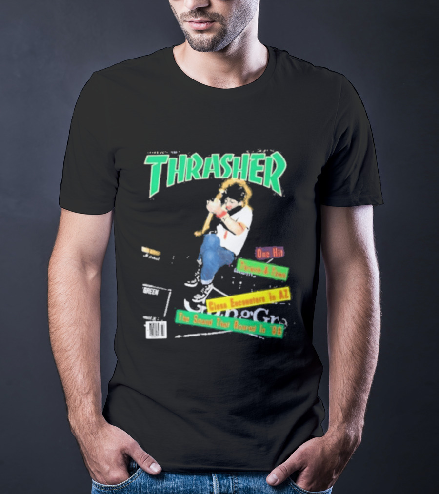 Thrasher Magazine February 1987 Pushead J Sam Somewhere In AZ The Sound You Heard In 86 T-Shirt