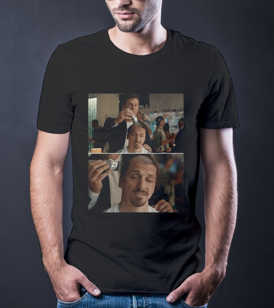 Tom Brady Zlatan Ibrahimović Haircut Almost Friday Scene T-Shirt