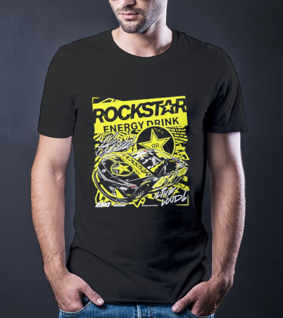 Tyler Reddick 23XI Racing Rockstar Energy Drink Car T-Shirt