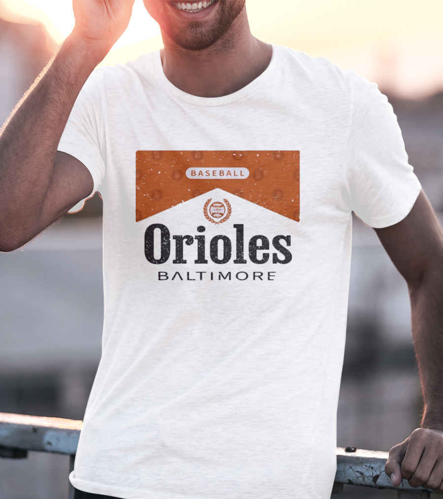 Baltimore Orioles Baseball Marlboro Collaboration T-Shirt