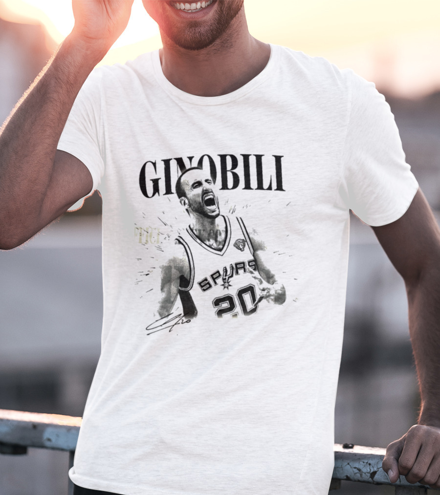 Ginobili Spurs 20 Basketball Legend T-Shirt