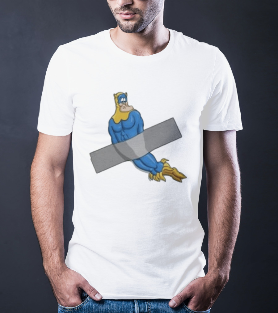 Jim'll Paint It Captain Hero Duct Tape T-Shirt
