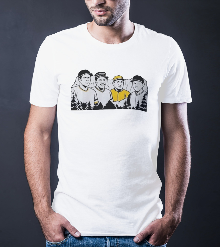 Pittsburgh Baseball Legends Mount Rushmore Pirates T-Shirt