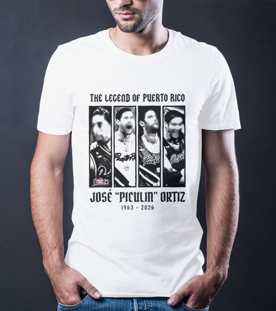 The Legend Of Puerto Rico José "Piculín" Ortiz 1963 2026 T-Shirt