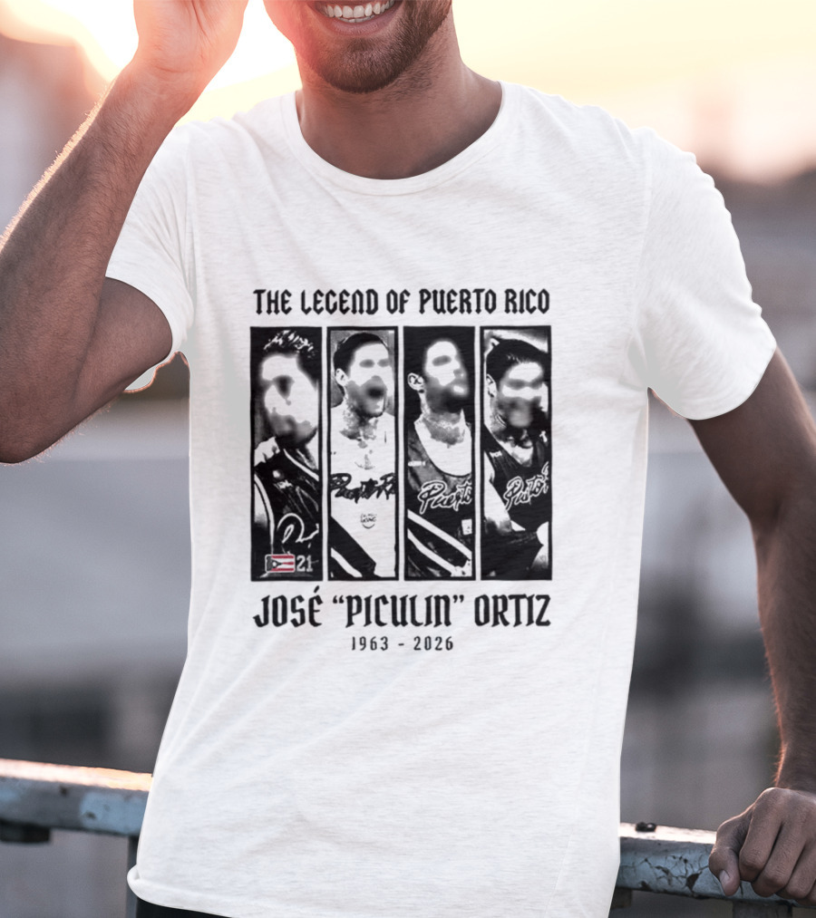 The Legend Of Puerto Rico José "Piculín" Ortiz 1963 2026 T-Shirt