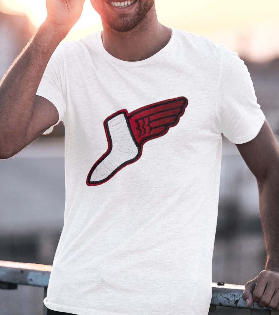 White Sox Chicago Winged Sock 2026 Promo Event T-Shirt