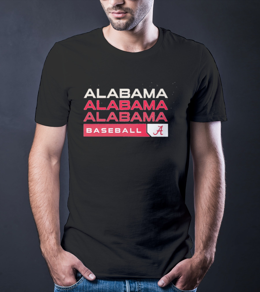 Alabama Crimson Tide College Baseball 2026 Hype Tri Blend T-Shirt