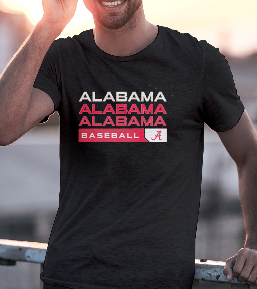 Alabama Crimson Tide College Baseball 2026 Hype Tri Blend T-Shirt