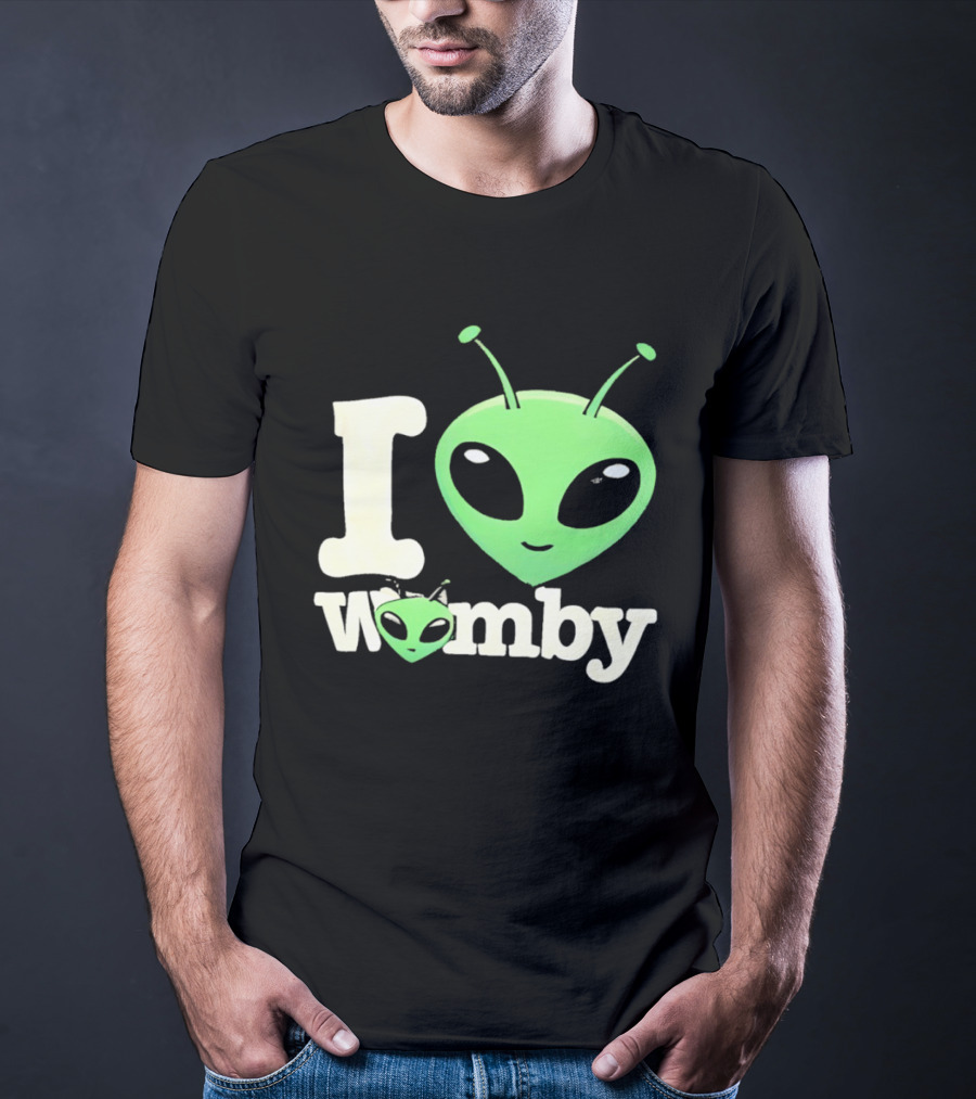 I Love Womby Aliens Victor Wembanyama San Antonio Spurs Basketball T-Shirt