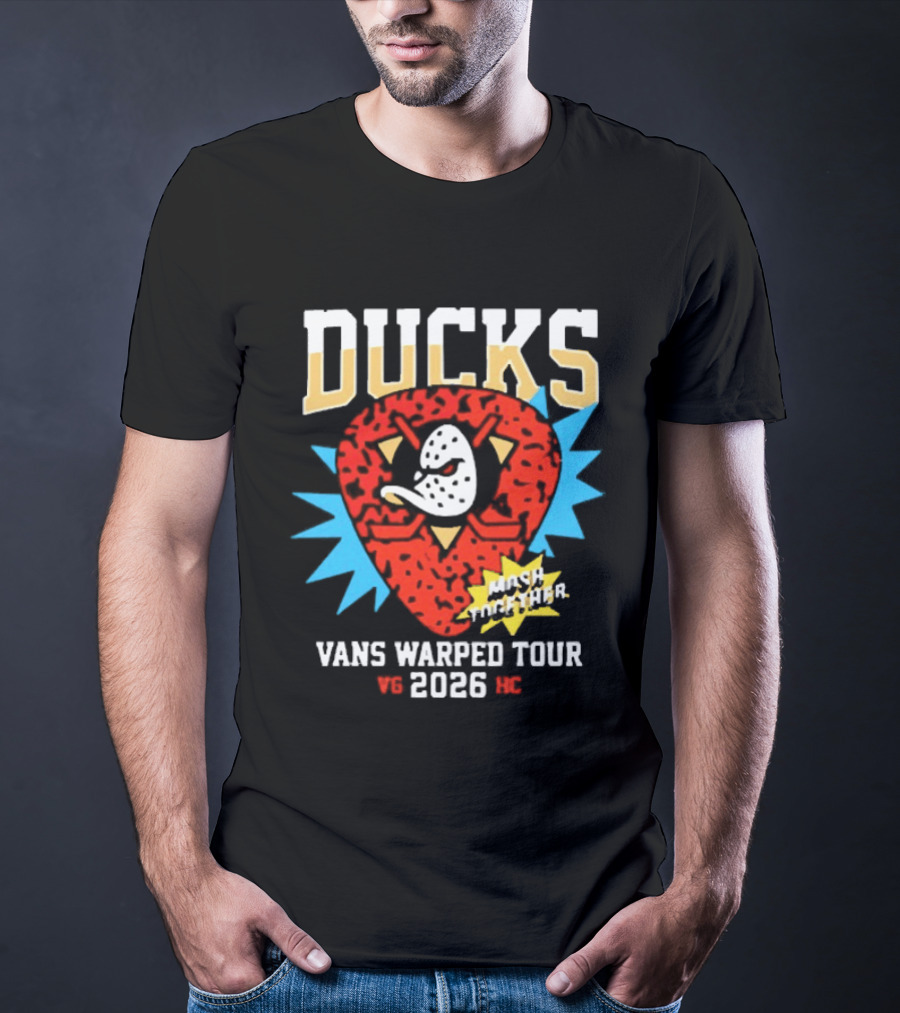 Anaheim Ducks Vans Warped Tour 2026 Smash The Patriarchy T-Shirt