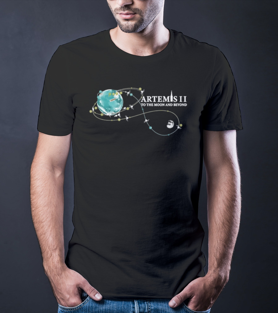 Artemis II To The Moon And Beyond Mission NASA T-Shirt