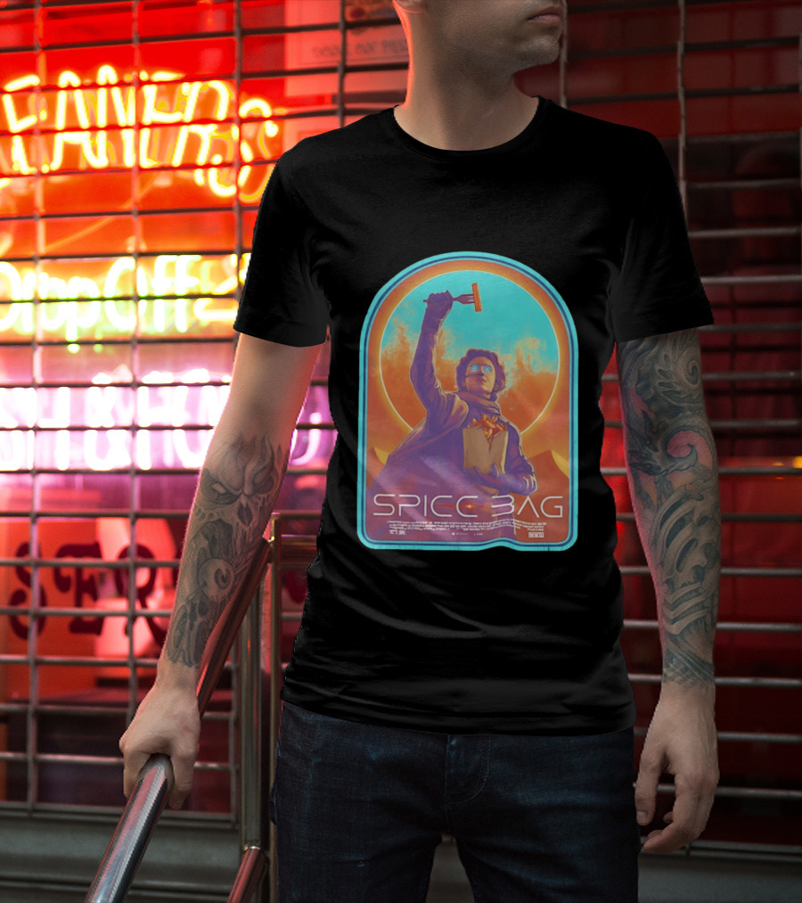 Dune Spice Bag Sci Fi Parody Pop Culture T-Shirt