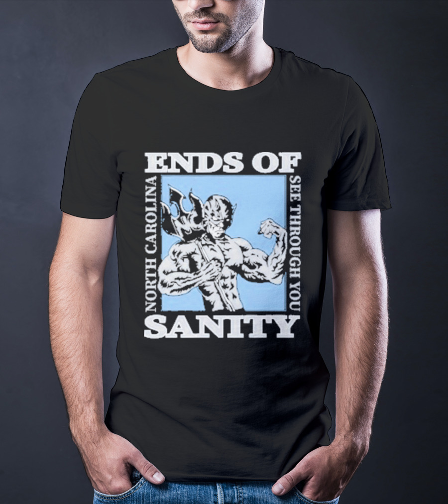 Ends Of Sanity North Carolina See Through You Blue Devil T-Shirt