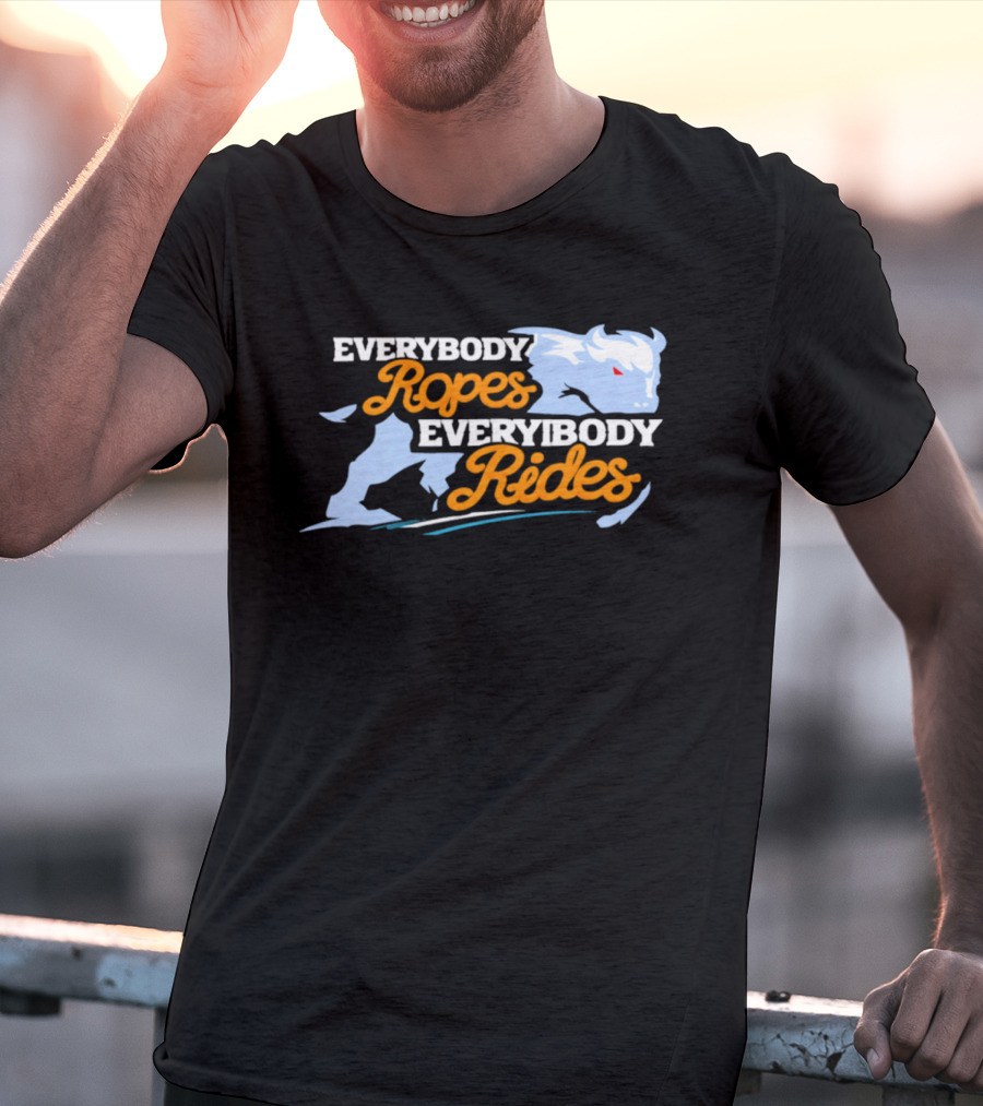 Buffalo Sabres Everybody Ropes Everybody Rides T-Shirt