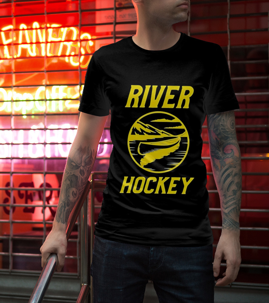 Buffalo Sabres River Hockey Scenic Canoe Adventure T-Shirt
