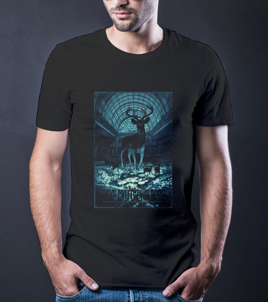 Dave Matthews Band May 8 2026 The Woodlands Deer Concert T-Shirt