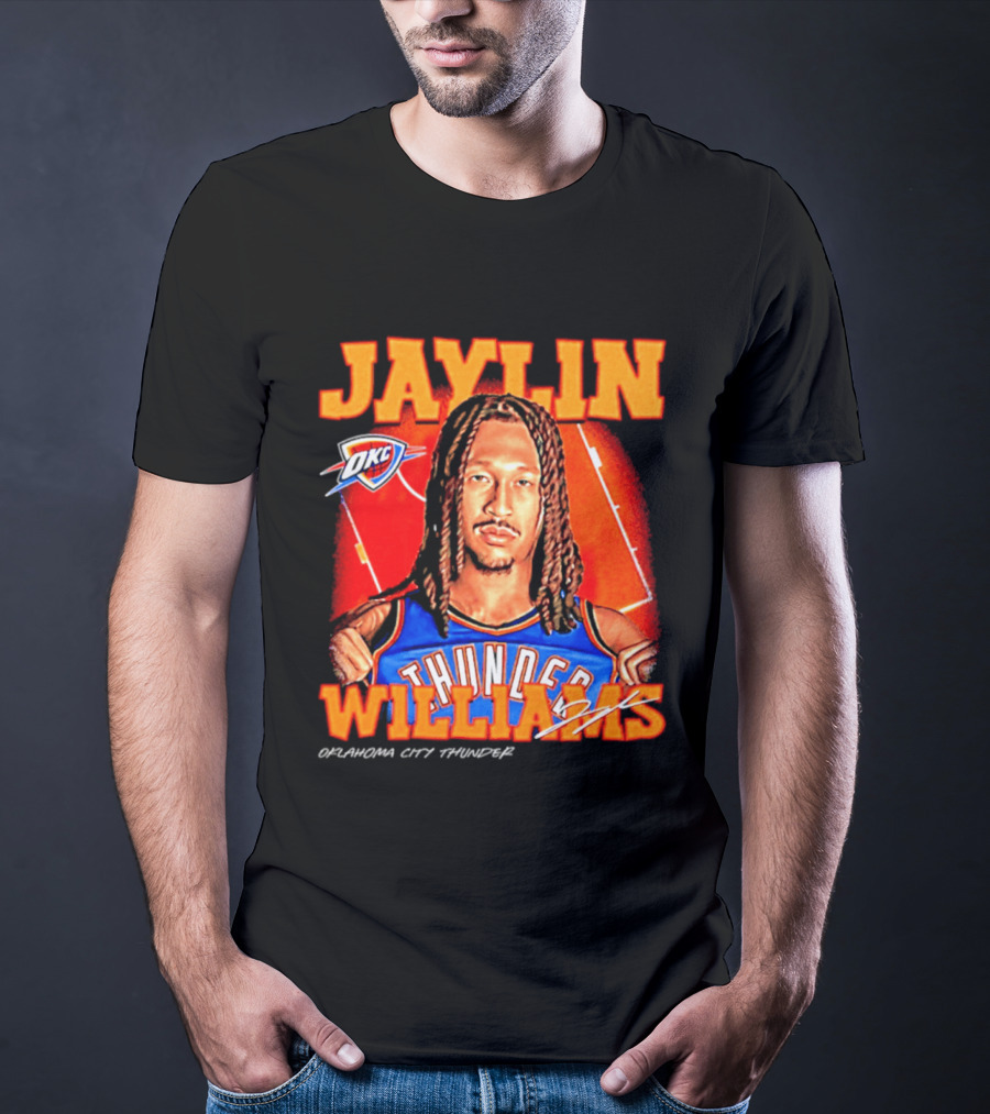 Jaylin Williams Oklahoma City Thunder Basketball T-Shirt