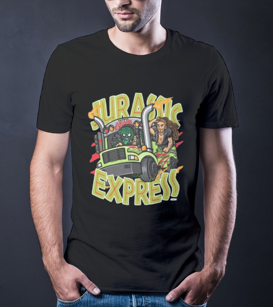 Jurassic Express Truck Adventure With Dinosaur And Driver T-Shirt