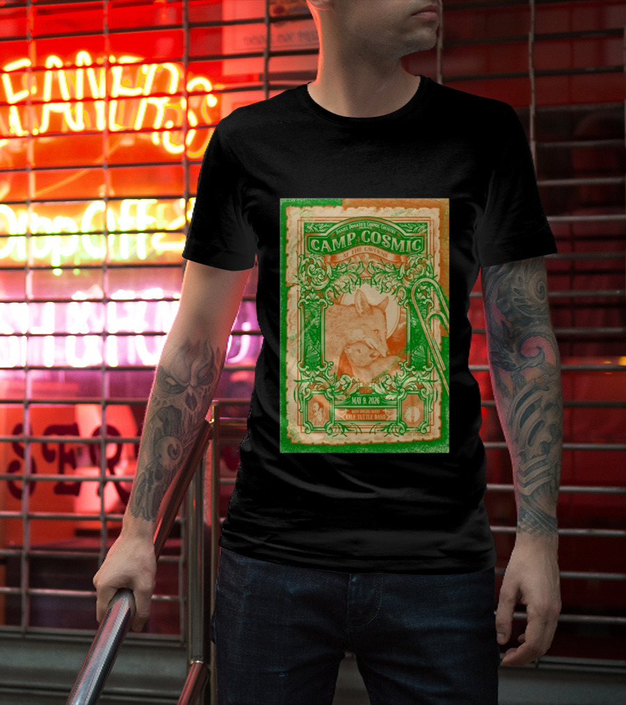 May 9 2026 Daniel Donato's Cosmic Country Camp Cosmic At The Caverns Kyle Tuttle Band Pelham TN Tour T-Shirt