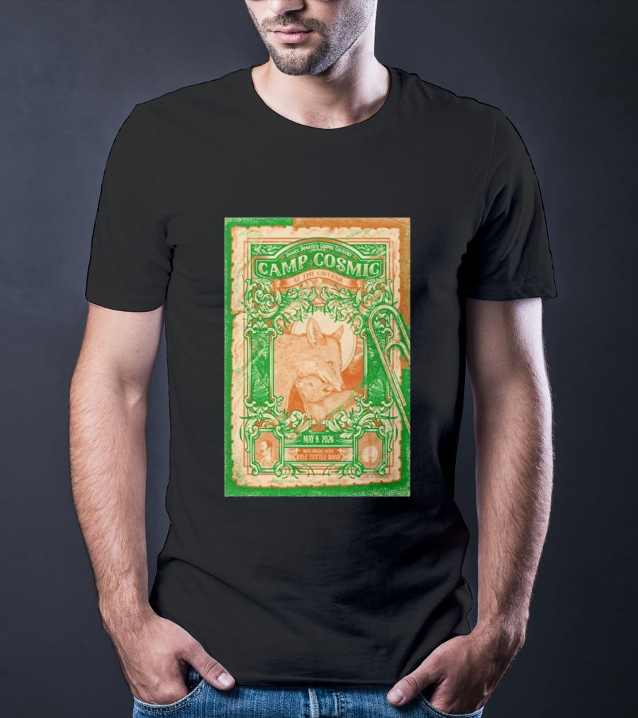 May 9 2026 Daniel Donato's Cosmic Country Camp Cosmic At The Caverns Kyle Tuttle Band Pelham TN Tour T-Shirt