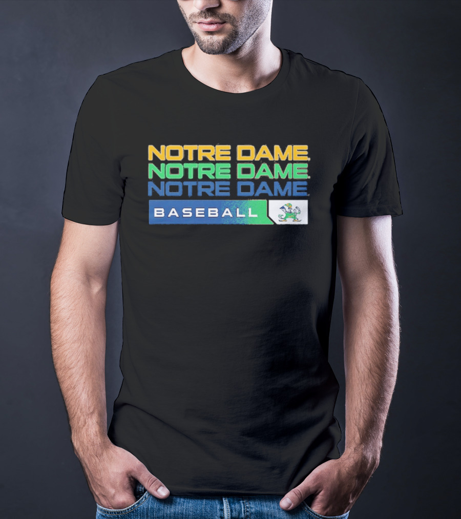 Notre Dame College Baseball Fighting Irish Tri Blend 2026 T-Shirt