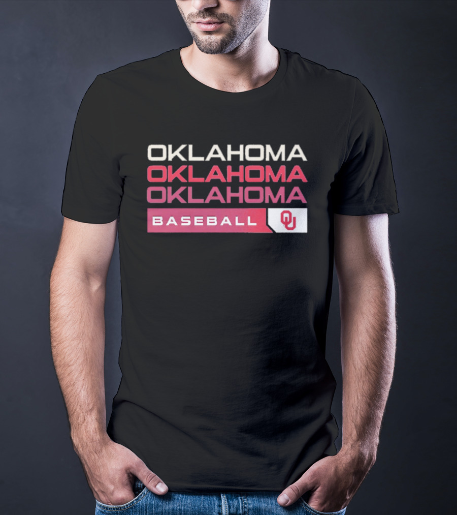 Oklahoma Sooners Baseball 2026 Tri Blend Hype T-Shirt
