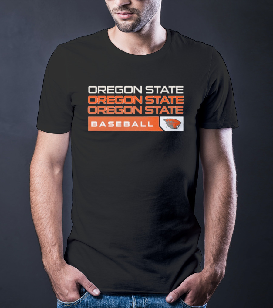 Oregon State Beavers College Baseball 2026 Tri Blend T-Shirt