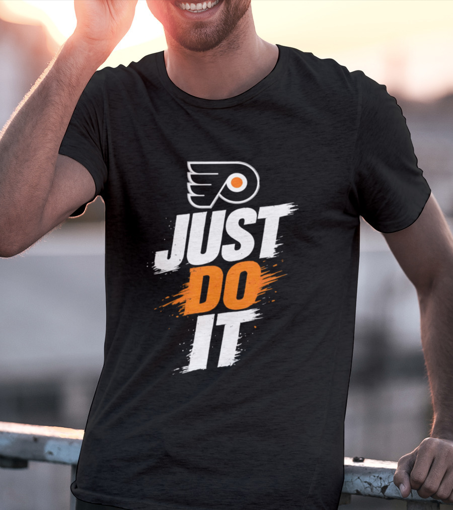 Philadelphia Flyers Just Do It NHL Team Spirit T-Shirt
