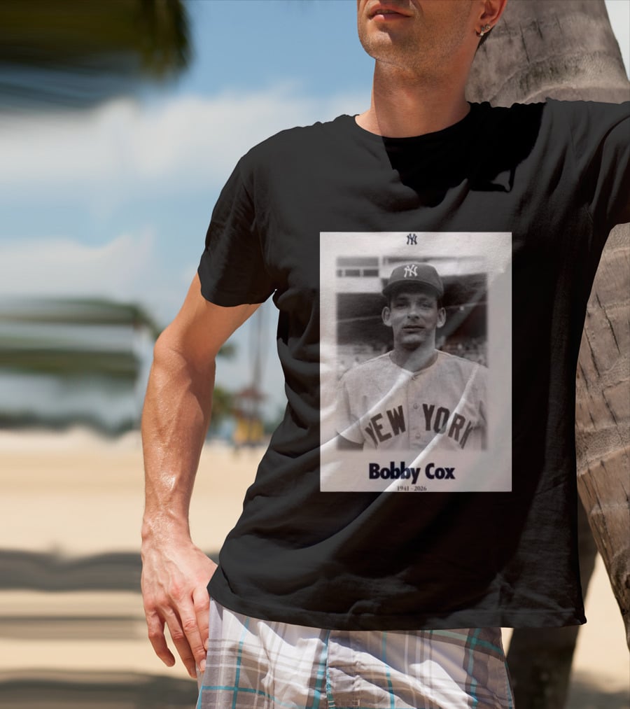 New York Yankees Bobby Cox 1941 2026 T-Shirt