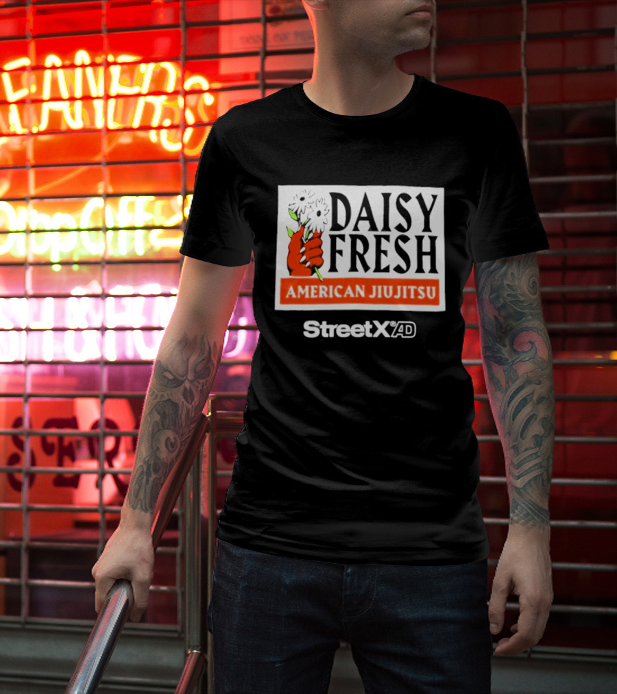 Daisy Fresh American Jiu Jitsu StreetxAD Collaboration T-Shirt