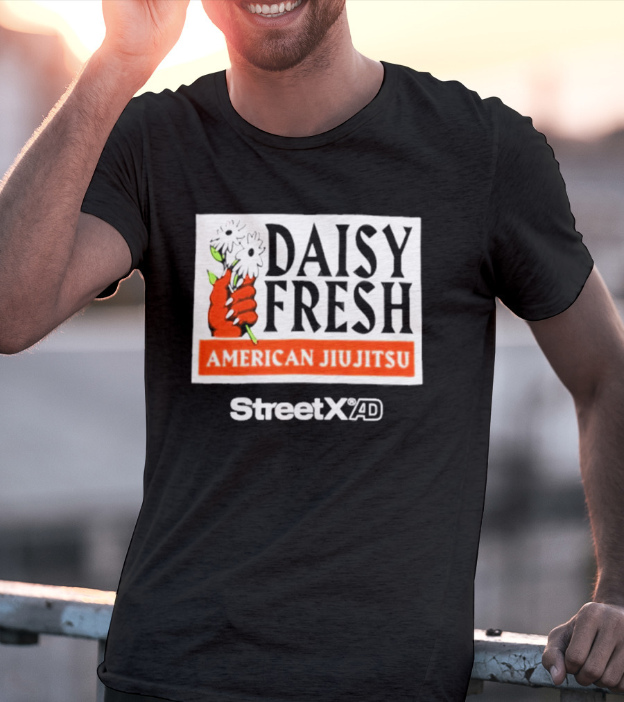 Daisy Fresh American Jiu Jitsu StreetxAD Collaboration T-Shirt