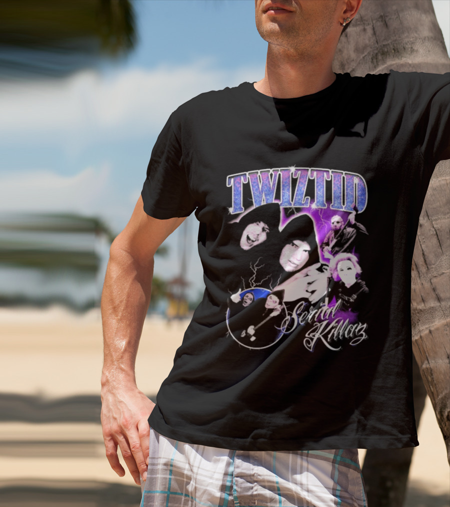 Twiztid Serial Killas 90s Rap Psychedelic Horror T-Shirt