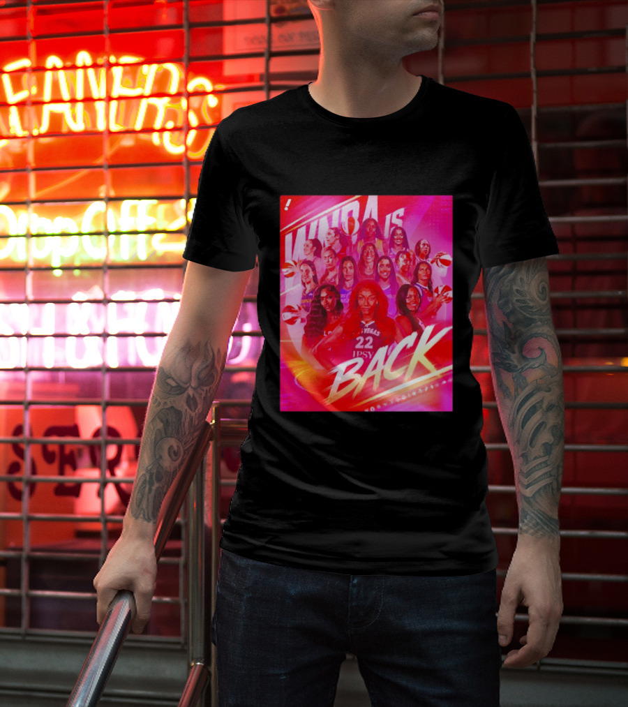 WNBA Is Back 30th Season Highlights Las Vegas Basketball Stars T-Shirt