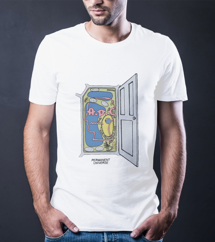 Brain Dead X APC Permanent Universe Open The Door Abstract T-Shirt