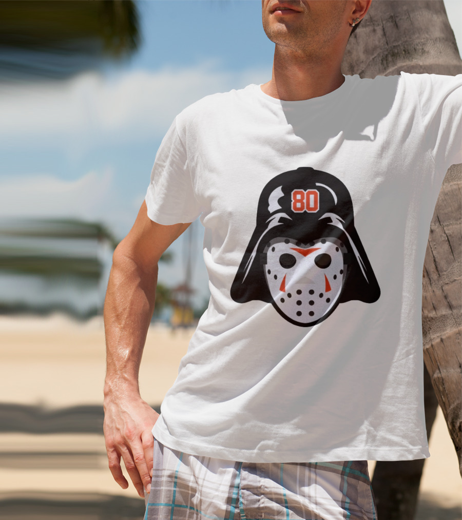 Dan Vladar Darth Vladar Mask 80 Philadelphia Flyers Hockey T-Shirt