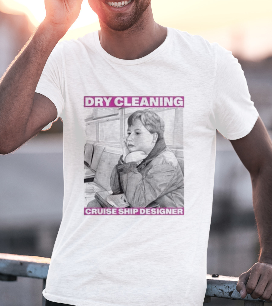 Dry Cleaning Cruise Ship Designer Boy Sketch T-Shirt