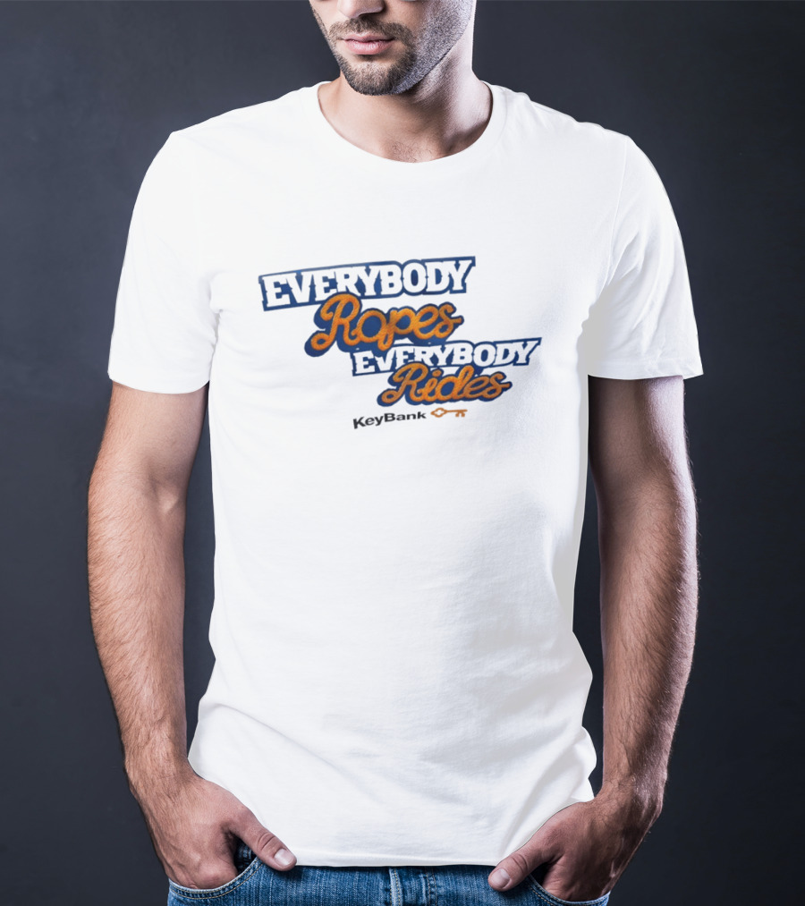 Everybody Ropes Everybody Rides KeyBank Buffalo Sabres NHL Hockey T-Shirt