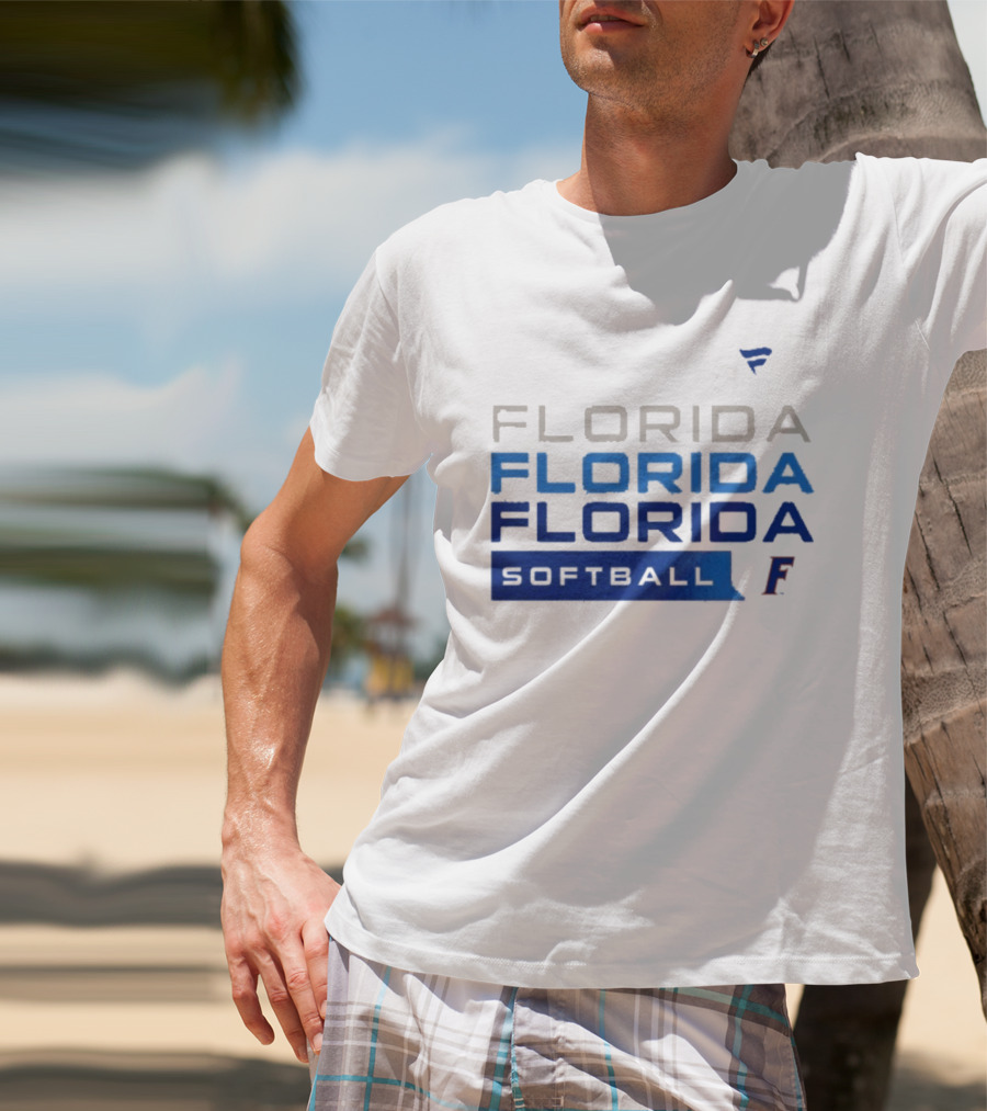 Florida Gators Softball Tri Blend Hype College F T-Shirt
