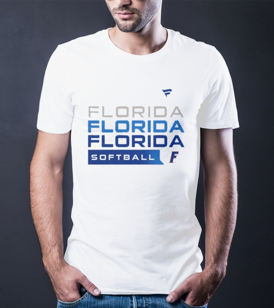 Florida Gators Softball Tri Blend Hype College F T-Shirt