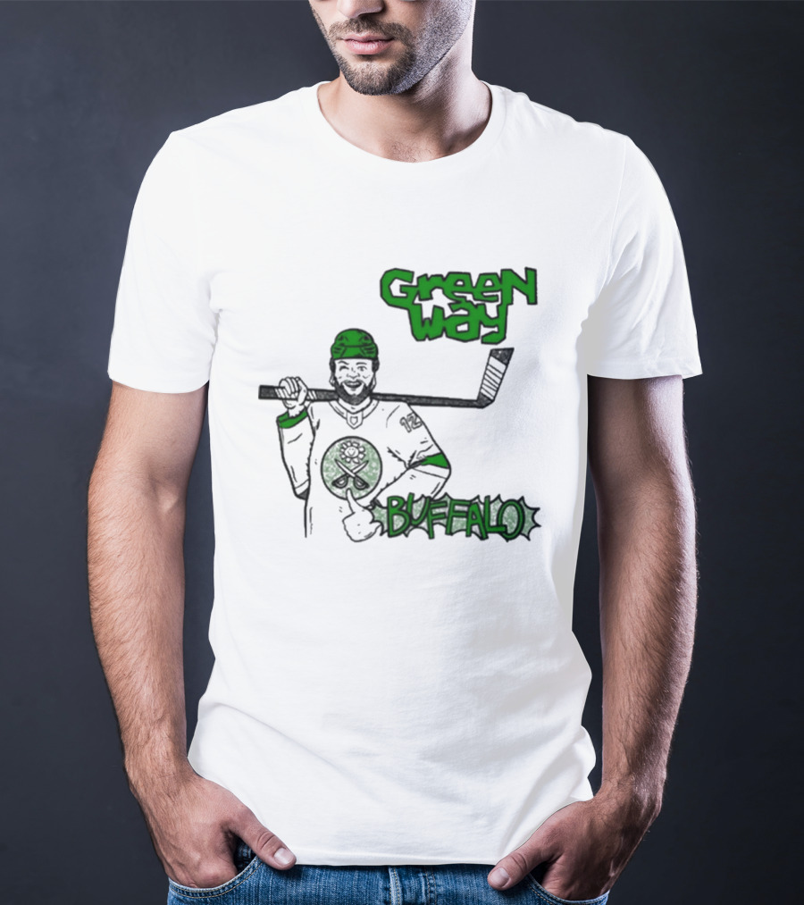Green Way Hockey Buffalo Player T-Shirt